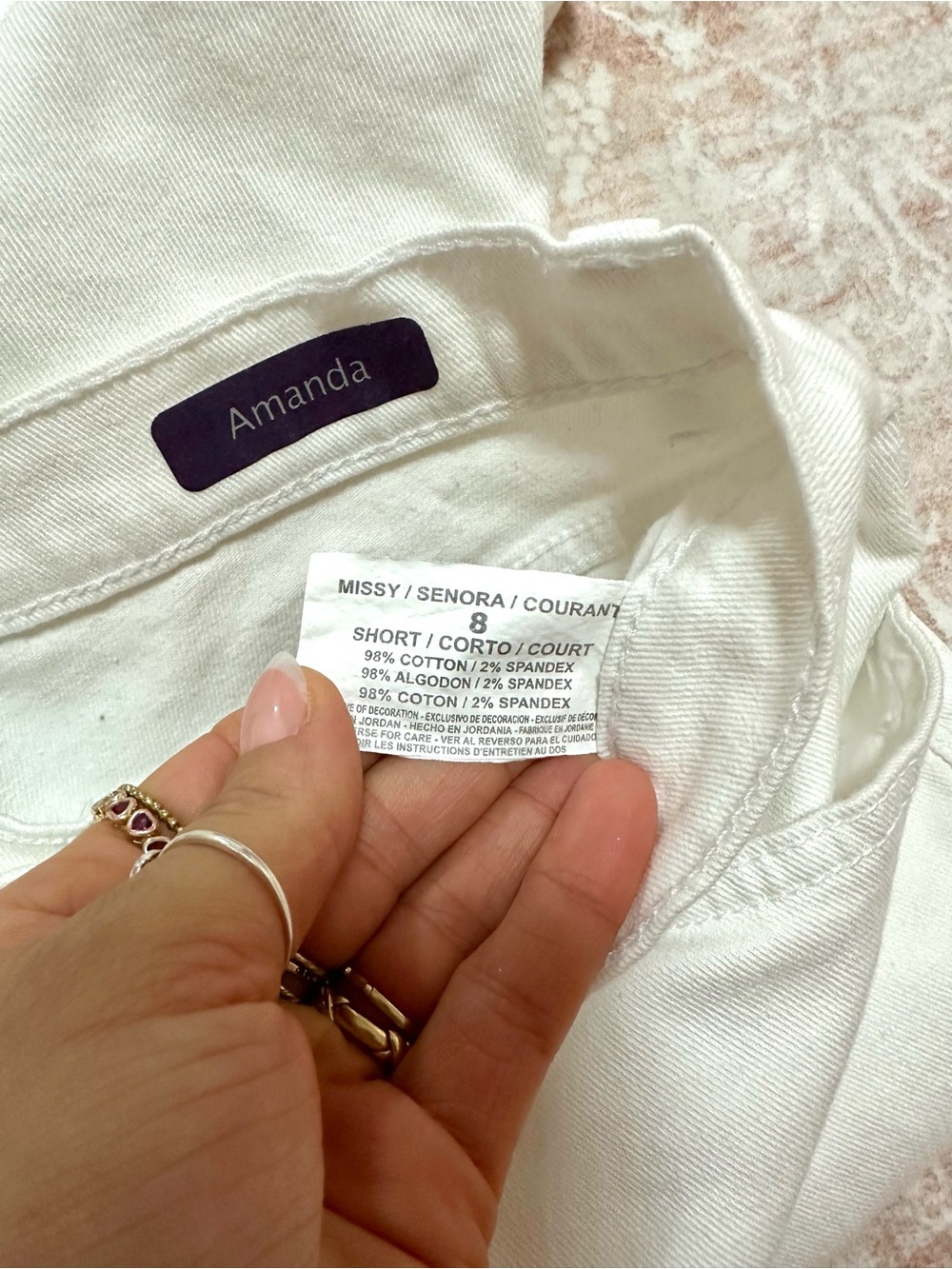 ⚜️ Gloria Vanderbilt White Straight-Leg Jeans - Picture 5 of 15